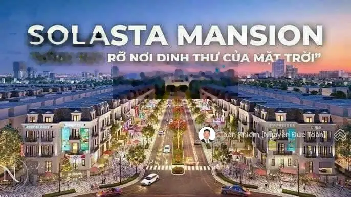 Bán nhanh suất ngoại giao 31 tỷ 212m2 biệt thự Solasta Mansion Dương Nội