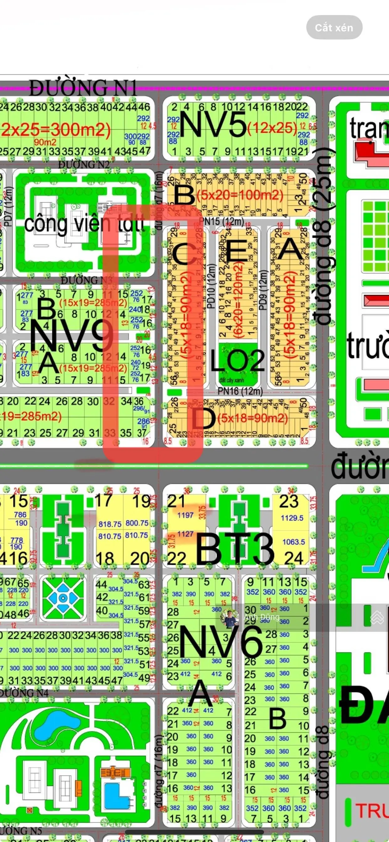 Bán lô đất đường D7 (16m) DA HUD Nhơn Trạch. Kênh đầu tư lợi nhuận hàng đầu tại Nhơn Trạch