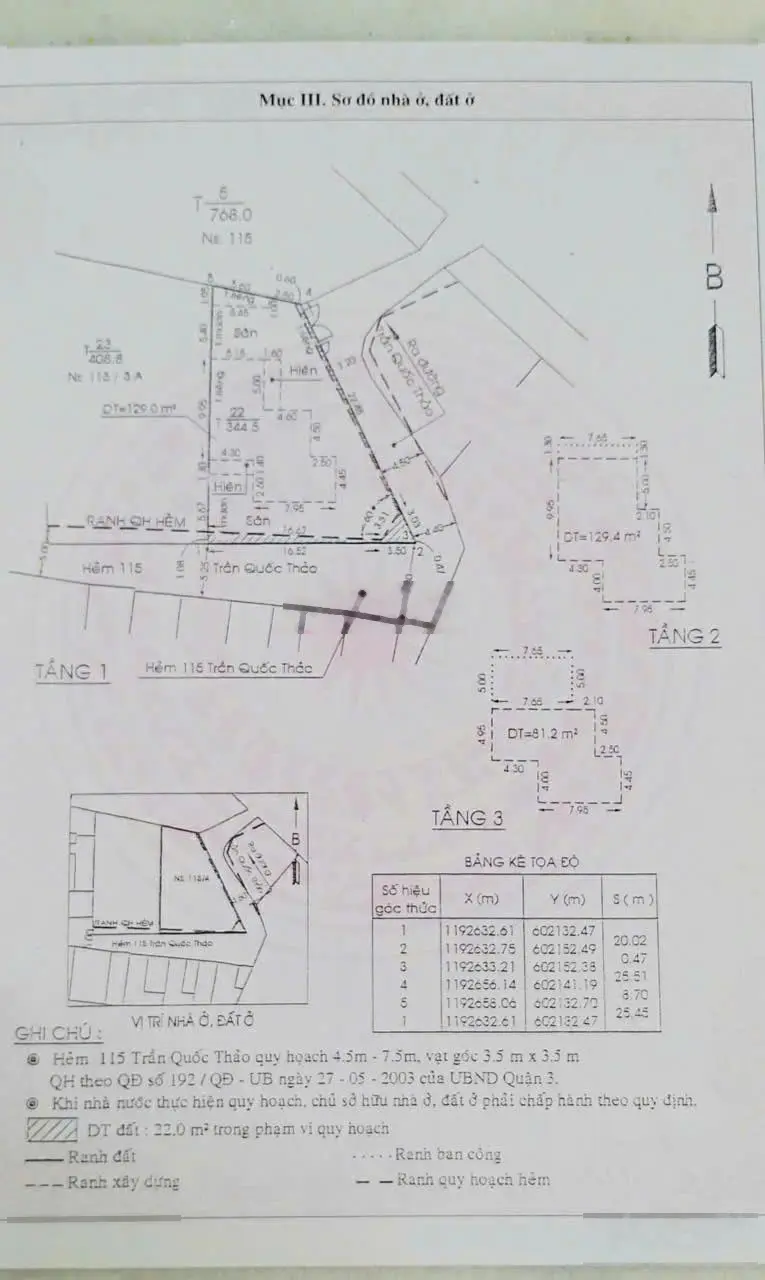 Biệt thự 115/4 Trần Quốc Thảo, Phường Võ Thị Sáu, Quận 3