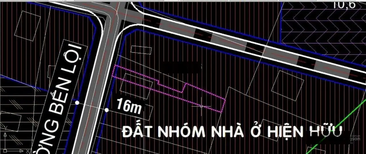 Bán đất tặng căn nhà cấp 4 thuộc Xã Tân Thạnh Tây, Củ Chi, HCM. Diện tích 365m2 thổ cư 68m2