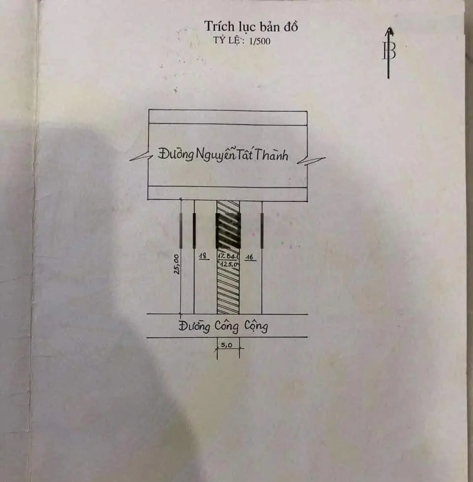 Bán 5 lô liền kề đường nguyễn tất thành, gần tôn thất đạm