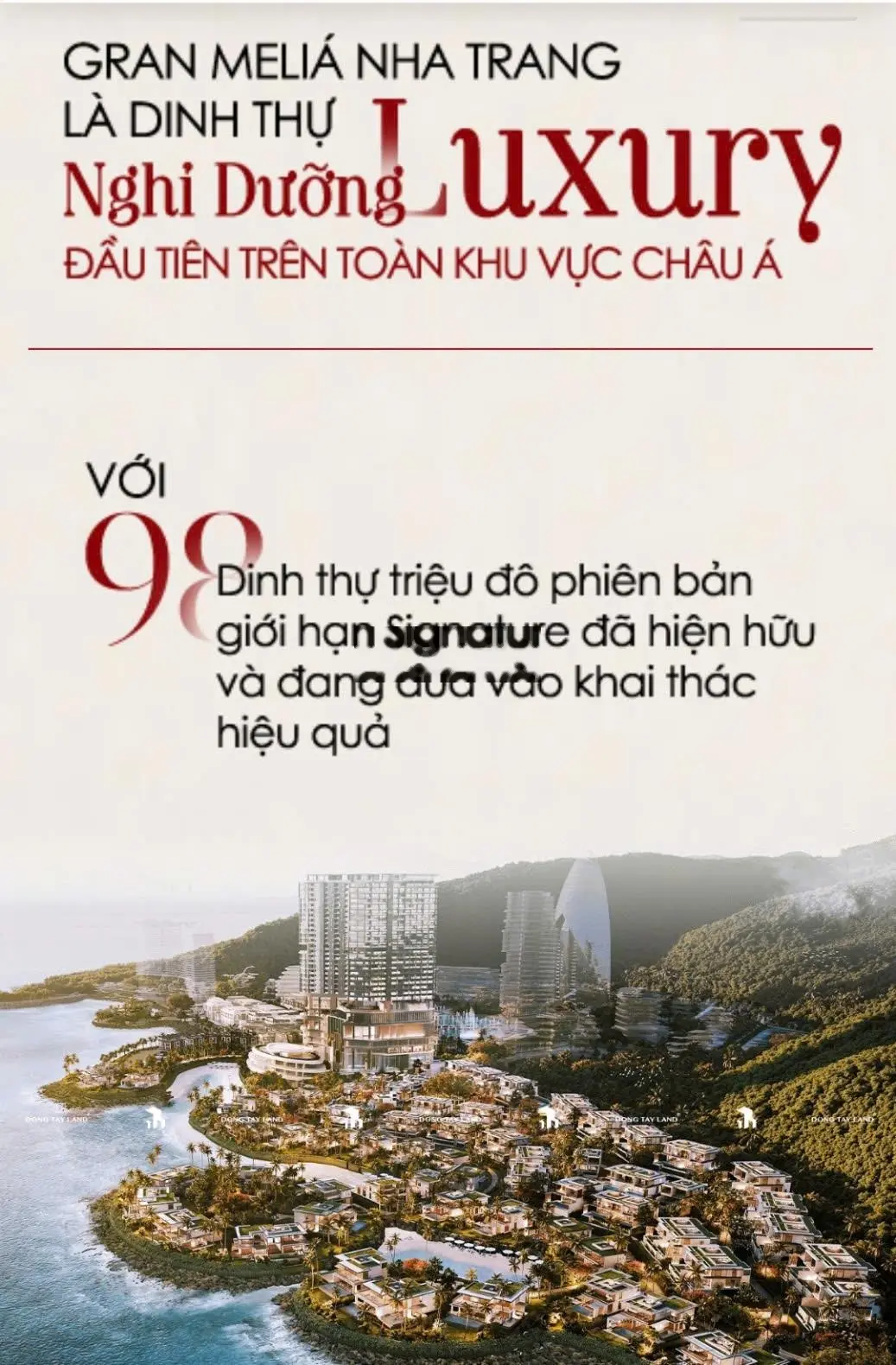 Bán căn dinh thự Gran Meliá Nha Trang, trong bộ sưu tập biệt thự hạng sang, kỳ quan thứ 15 trên TG