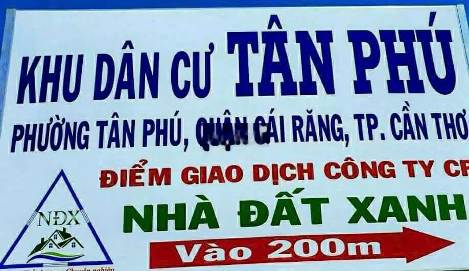 Nền rẻ nhất khu. Bán nền 80m2 đường B15 khu Tân phú, Cái răng