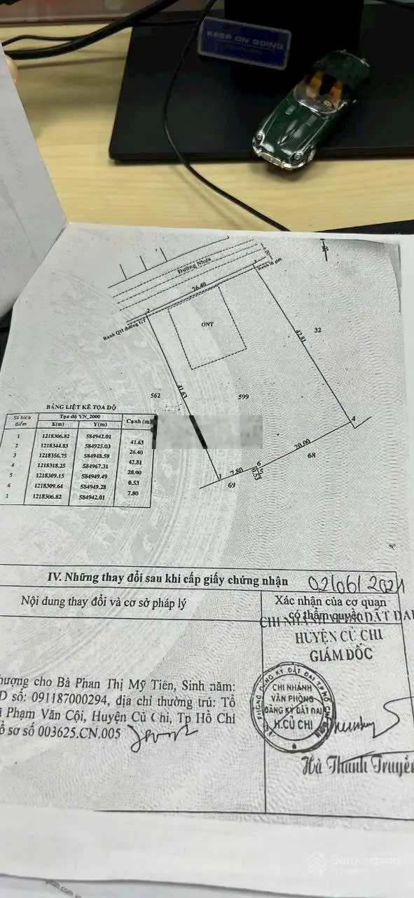 Đất mặt tiền đường nhựa diện tích 1154m2 có sẵn 200m2 thổ cư. Giá 8.5 tỷ