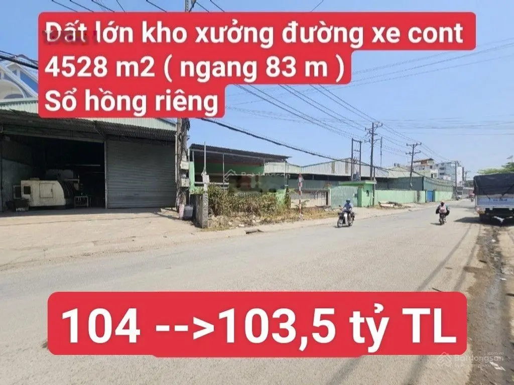 Đất lớn mặt tiền đường Liên Huyện, P. Thái Hòa, TP Tân Uyên