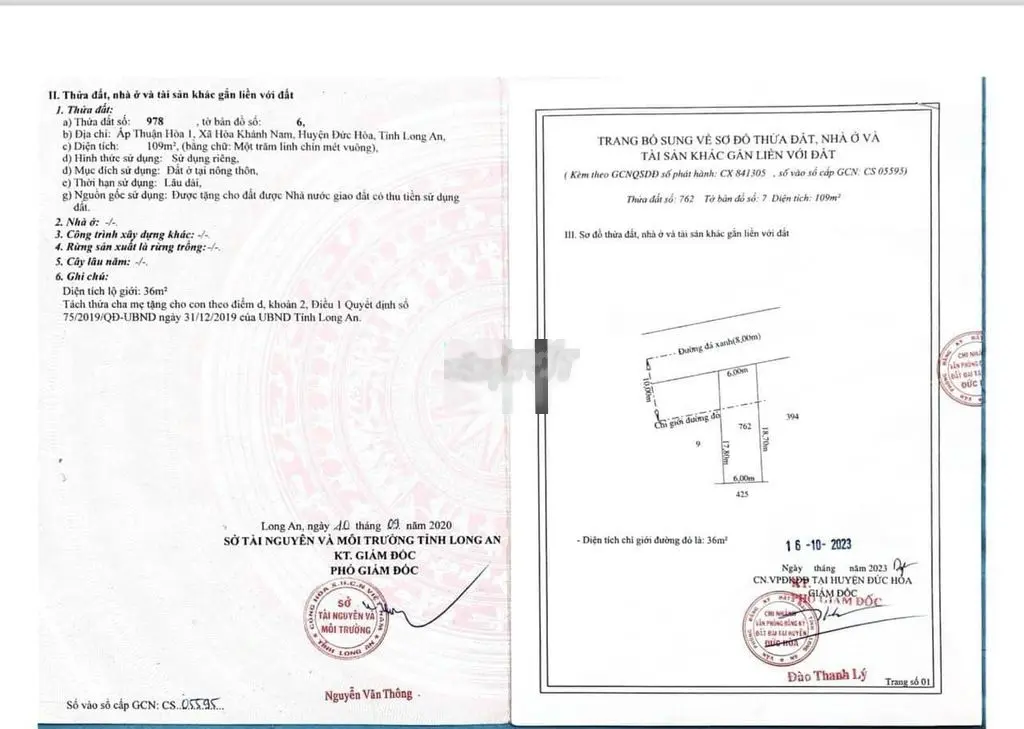 MT đá xanh 8m sau lưng xã HKN DT: 6x18 sắp lên NHỰA