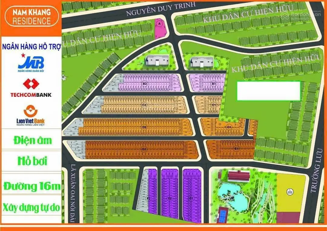 Bán mặt tiền đường 16m kdc nam khang đang kinh doanh cà phê và quán ăn- quận 9