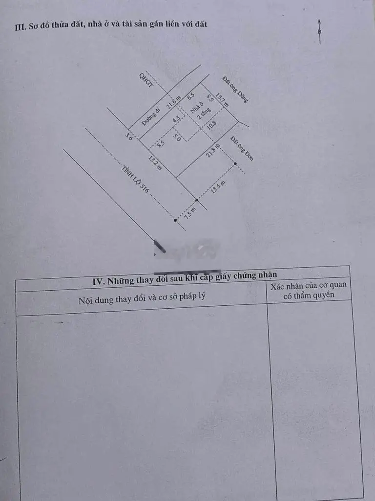 Bán nhà đất Thạch Cẩm, Thạch Thành, Thanh Hoá