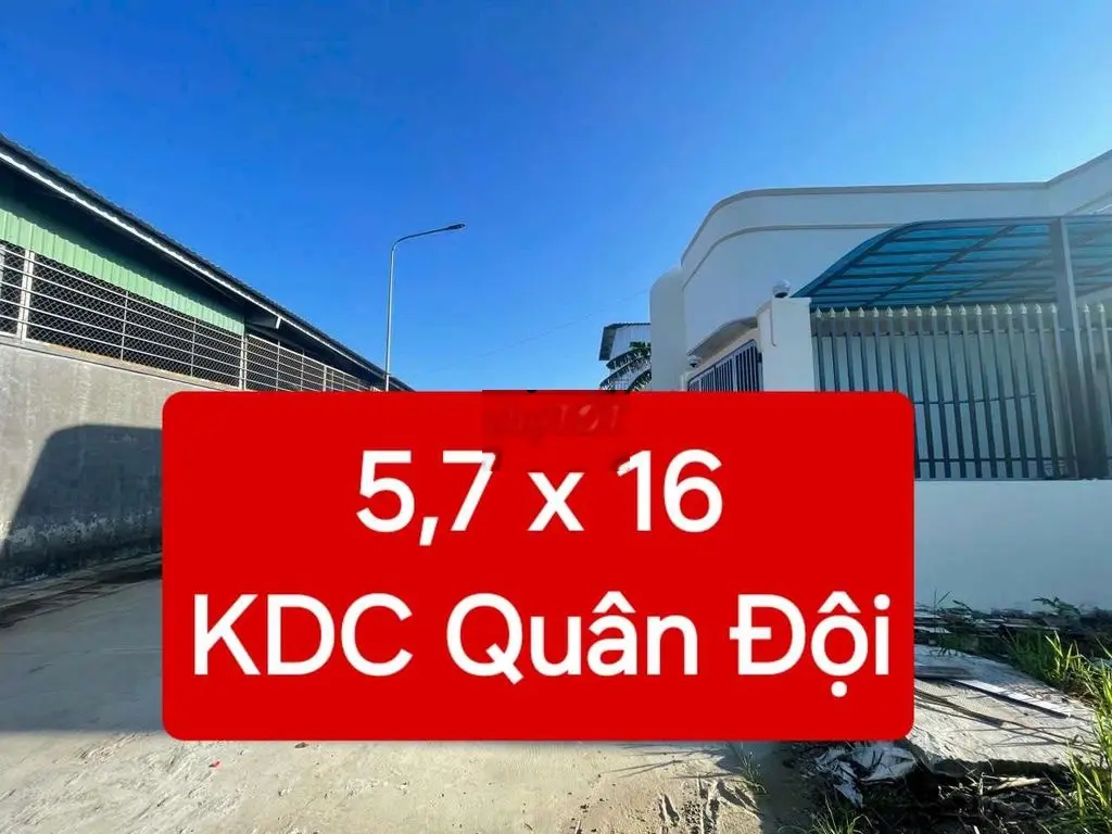 NỀN RẺ NHỨT KHU - KDC QUÂN ĐỘI, CÁI RĂNG, TPCT