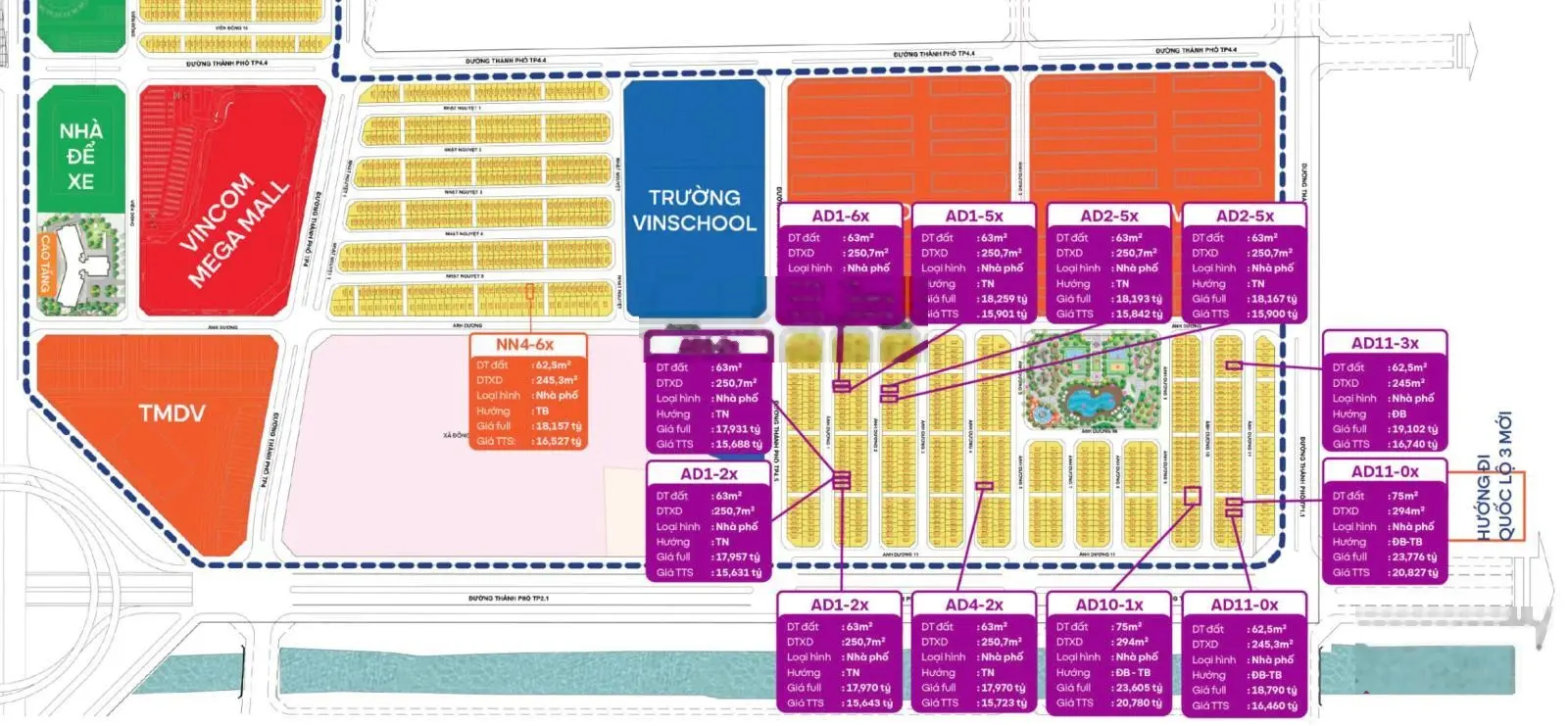 Bán quỹ căn hót giá 15 tỷ tại Vinhomes Cổ Loa