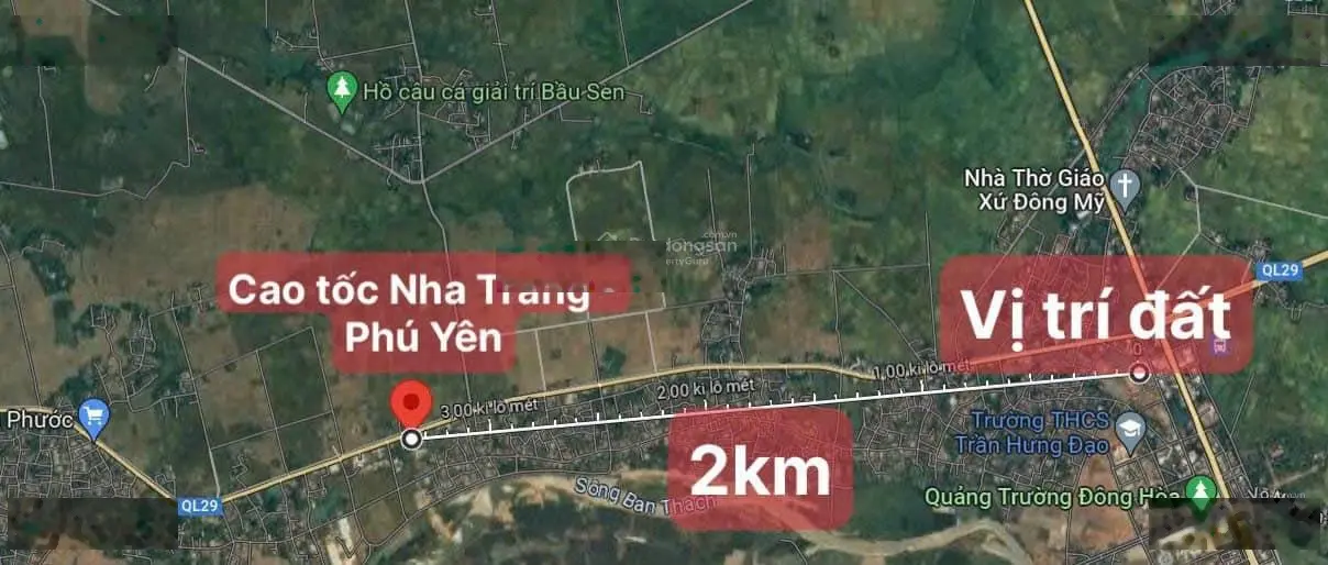 Tổng hợp giỏ hàng chính chủ đất nền TT Hoà Vinh, Đông Hoà, gần sân bay Tuy Hoà, giá chỉ 1.6 tỷ/nền