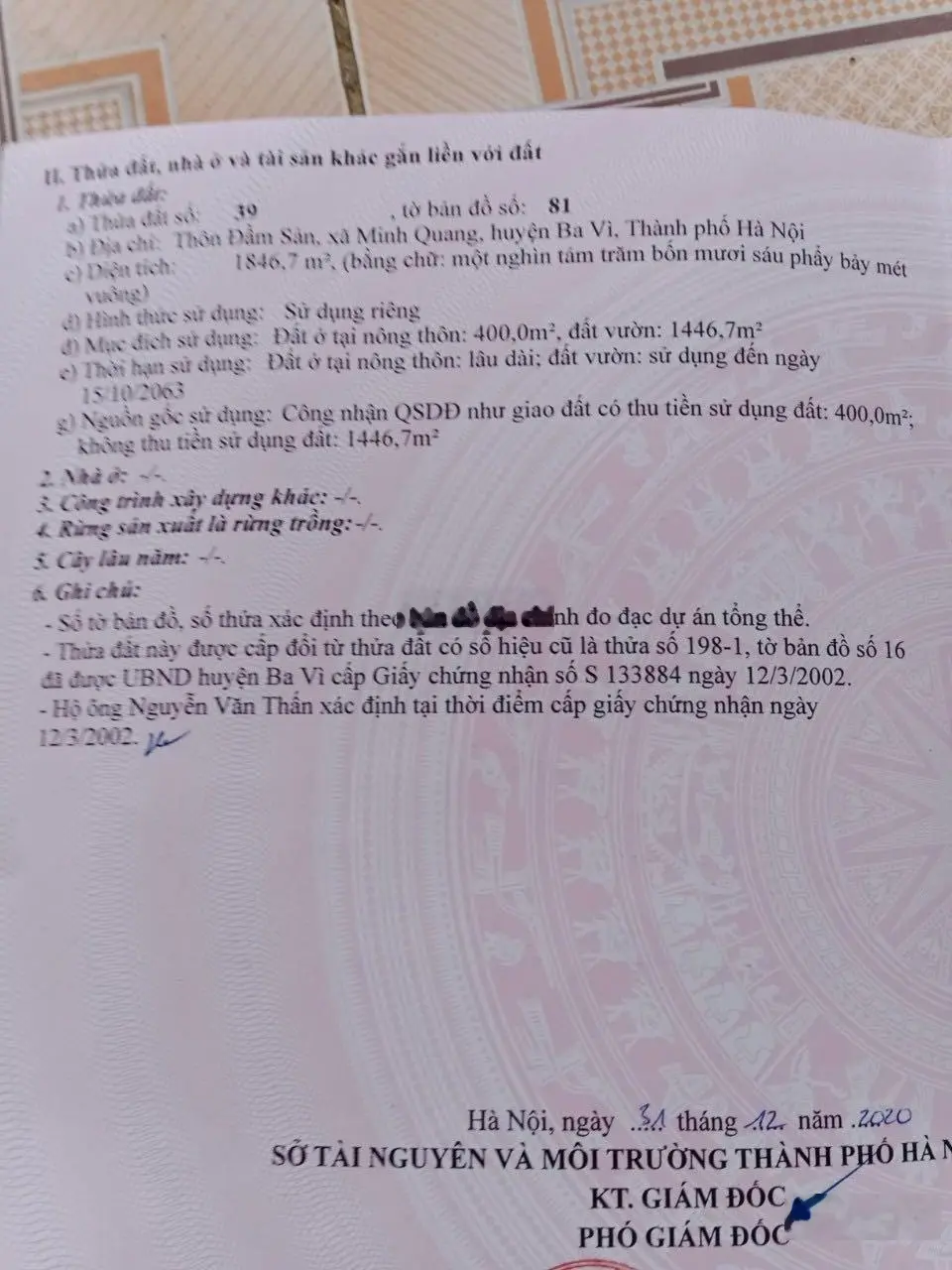 Khuôn viên nghỉ dưỡng siêu đẹp thoáng sẵn nhà view núi cánh đồng tại Ba Vì giá chưa đến 2tr/m2