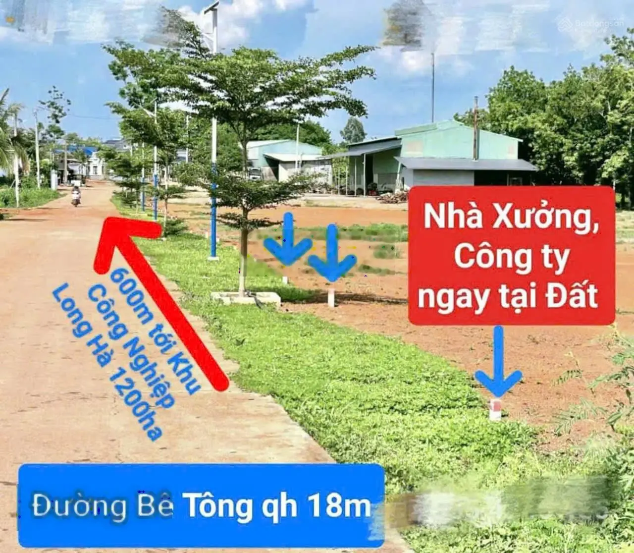 Đất ngộp : chỉ 190 triệu sở hữu ngay tại đường đt 741, 200m2, có 100m2 thổ