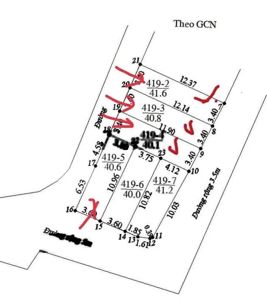 Chính chủ gửi bán 4 lô đất khu vực cao trung Đức Giang Hoài Đức gần đường 32. Khu đô thị Nam 32