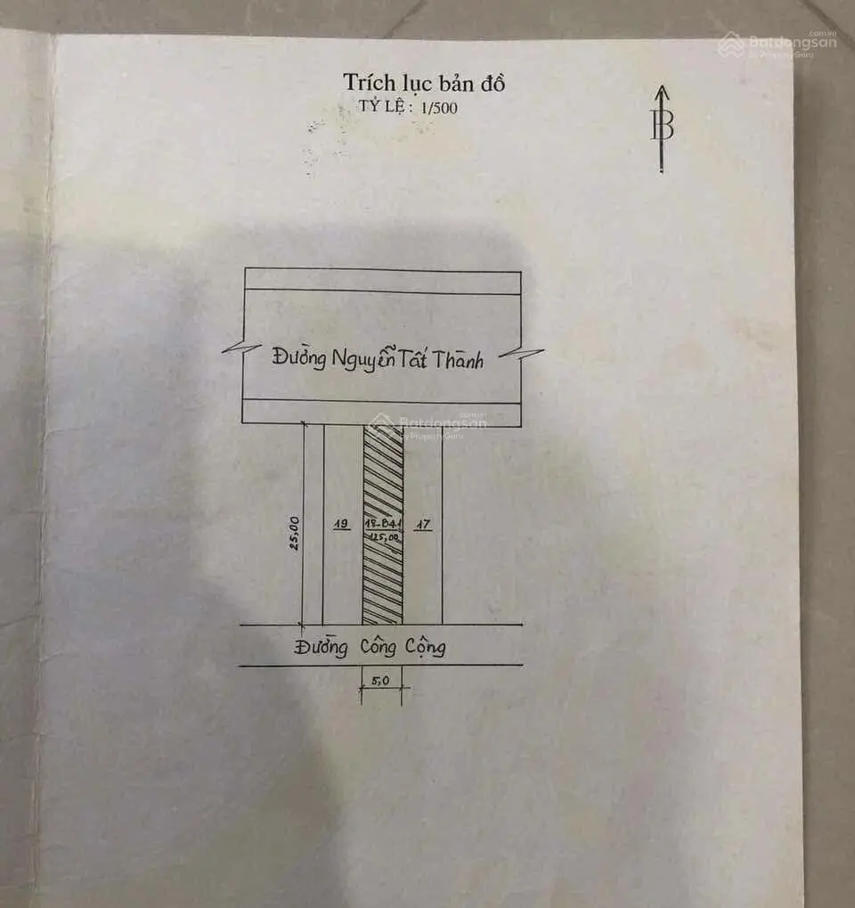 Bán 5 lô liền kề đường nguyễn tất thành, gần tôn thất đạm