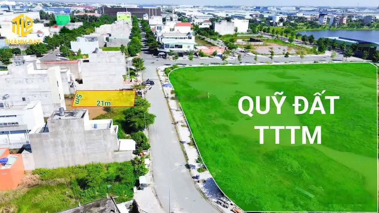 Đất nền dự án KDC Tân Đô, 2,145 tỷ, 105m2, hàng hiếm tại view đẹp