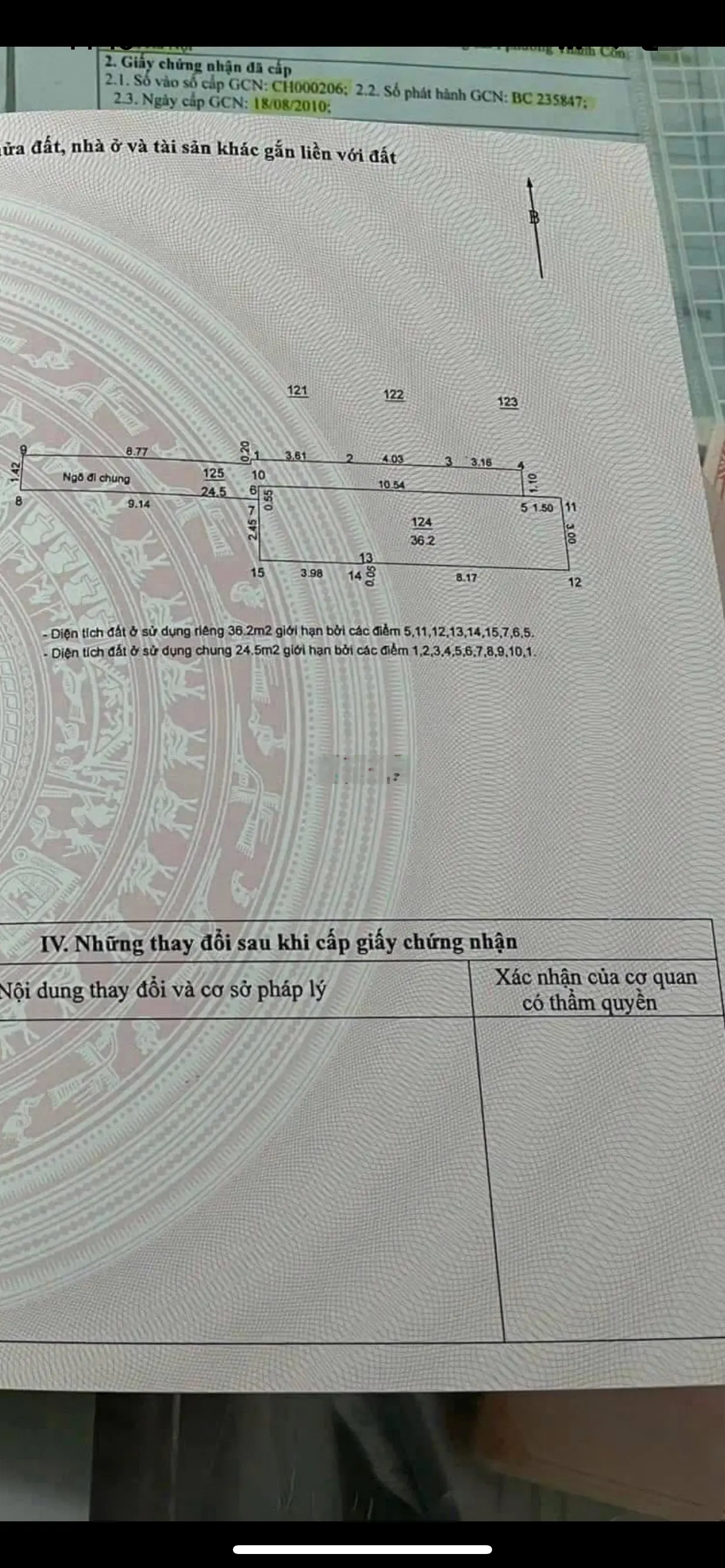 Bán nhà ngõ 444 Đội Cấn, Ba Đình. Dt 37m2. 7 tầng. Mt 10m. Giá 8.9 tỷ. Thang máy. Dòng tiền.