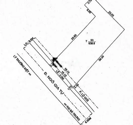 Nhà lầu mặt tiền Ngô Gia Tự, P.Tân An, Q.Ninh Kiều, Cần Thơ - 150 tỷ