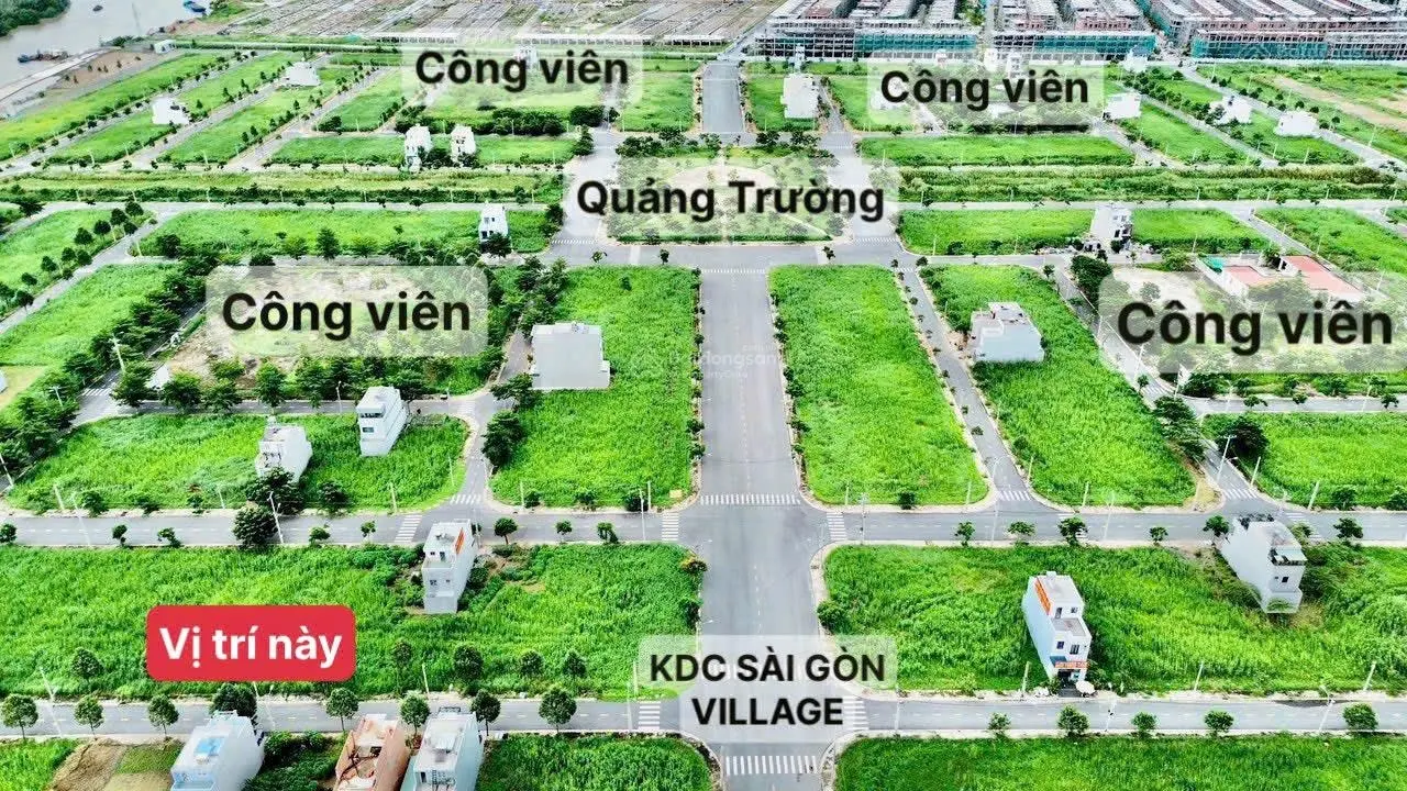 Giá tốt bất ngờ. Nền đất gần cổng chính DA Saigon Village, vị trí cực sáng, DT 80m2 giá chỉ 1tỉ920