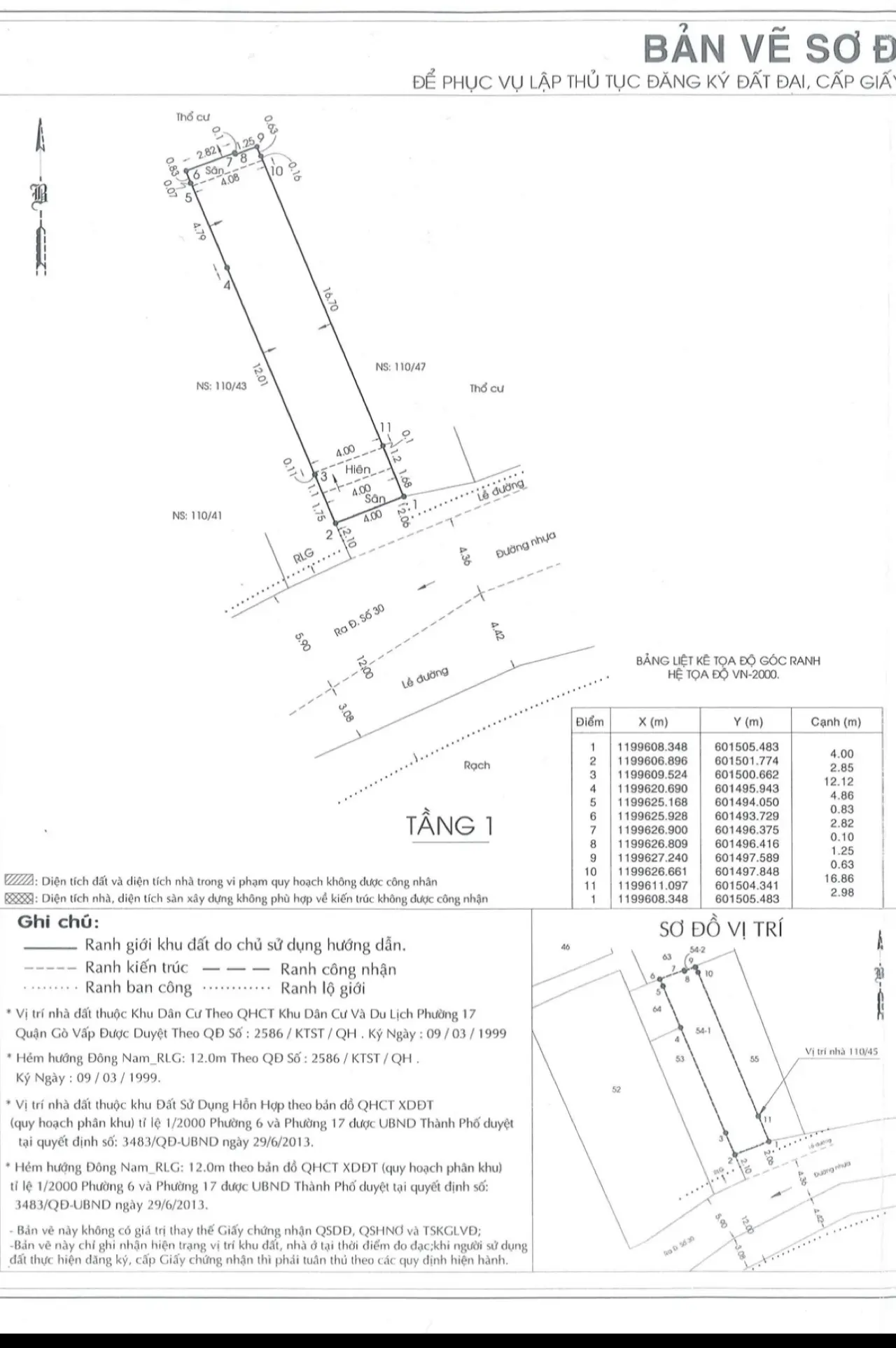 Bán nhà 110/ đường số 30, P. 6, Gò Vấp: 4 x 20m, giá 6,5 tỷ