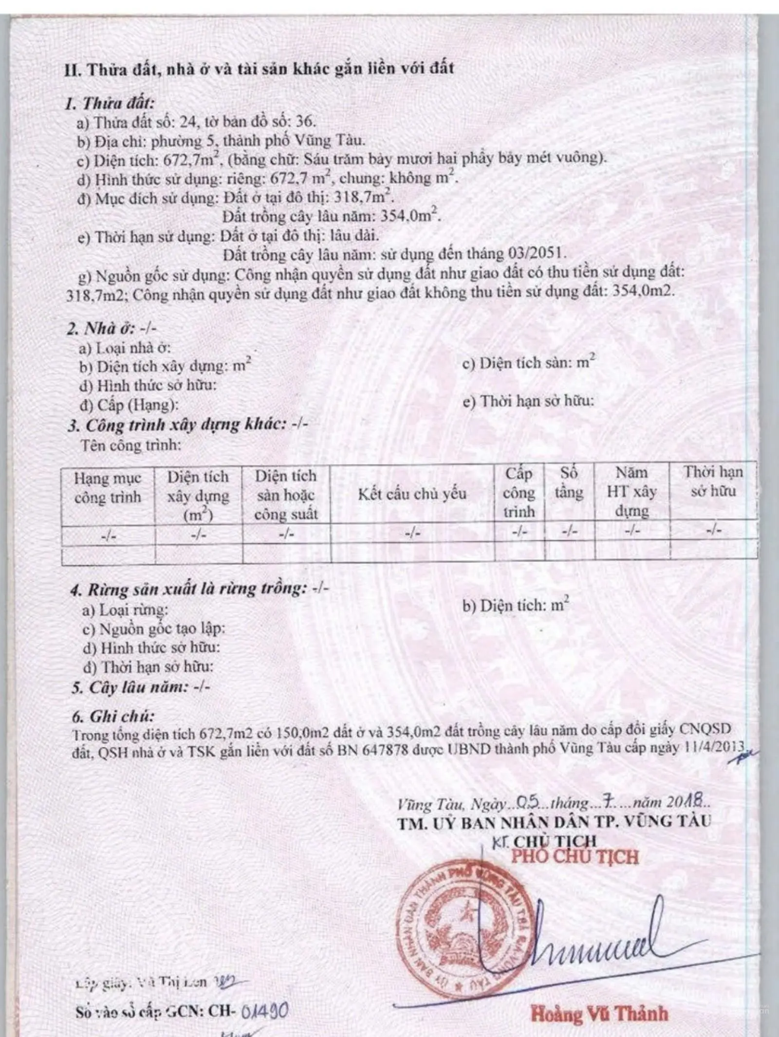 Chủ hạ giá 5 tỷ còn 27 tỷ Sở hữu ngay lô đất biệt thự Đồi Sứ tp. Vũng Tàu. VIEW BIỂN PARANOMA