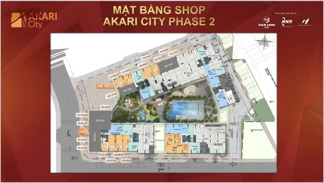 Bán shophouse Akari City, mua trực tiếp CĐT, CK lên tới 8%, nhận nhà khai thác cho thuê ngay