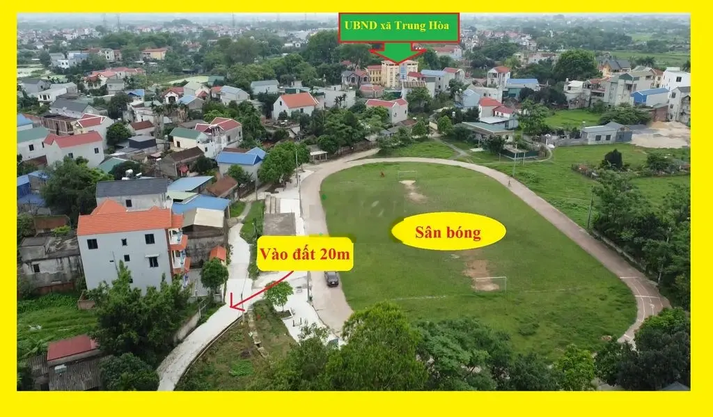 52,5m ngay sân bóng Trung Hòa, Chỉ 1,x tỉ