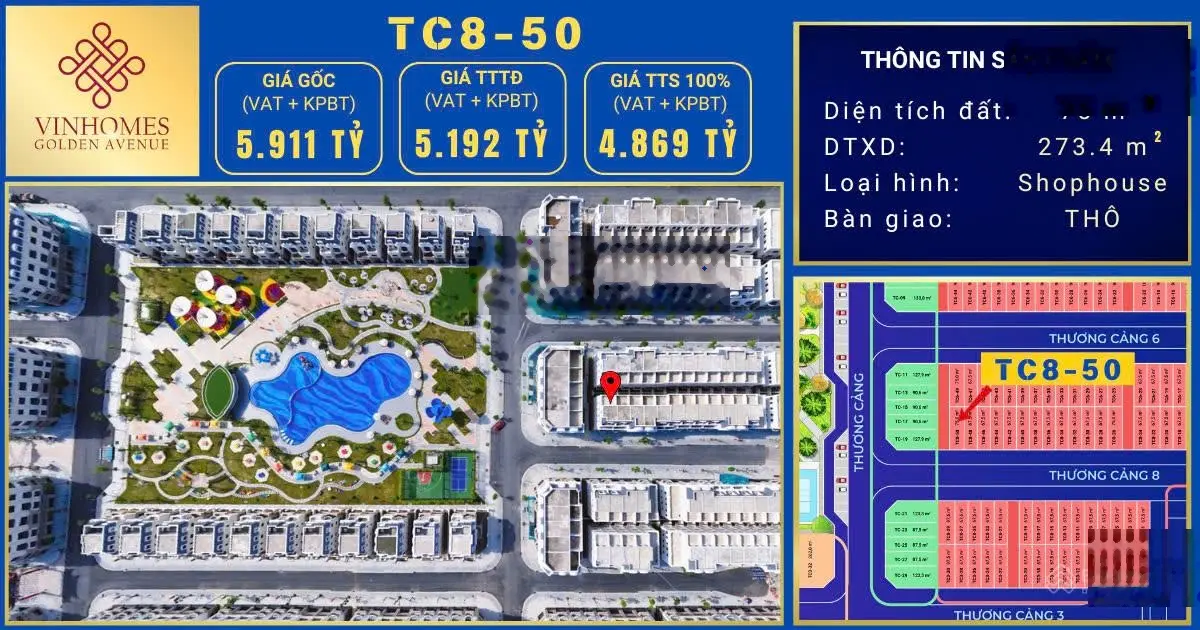 Bán căn xẻ khe Vinhomes Móng Cái 75m2 giá 4,8 tỷ, sát cạnh công viên khu ở khu phố Thương Cảng 8