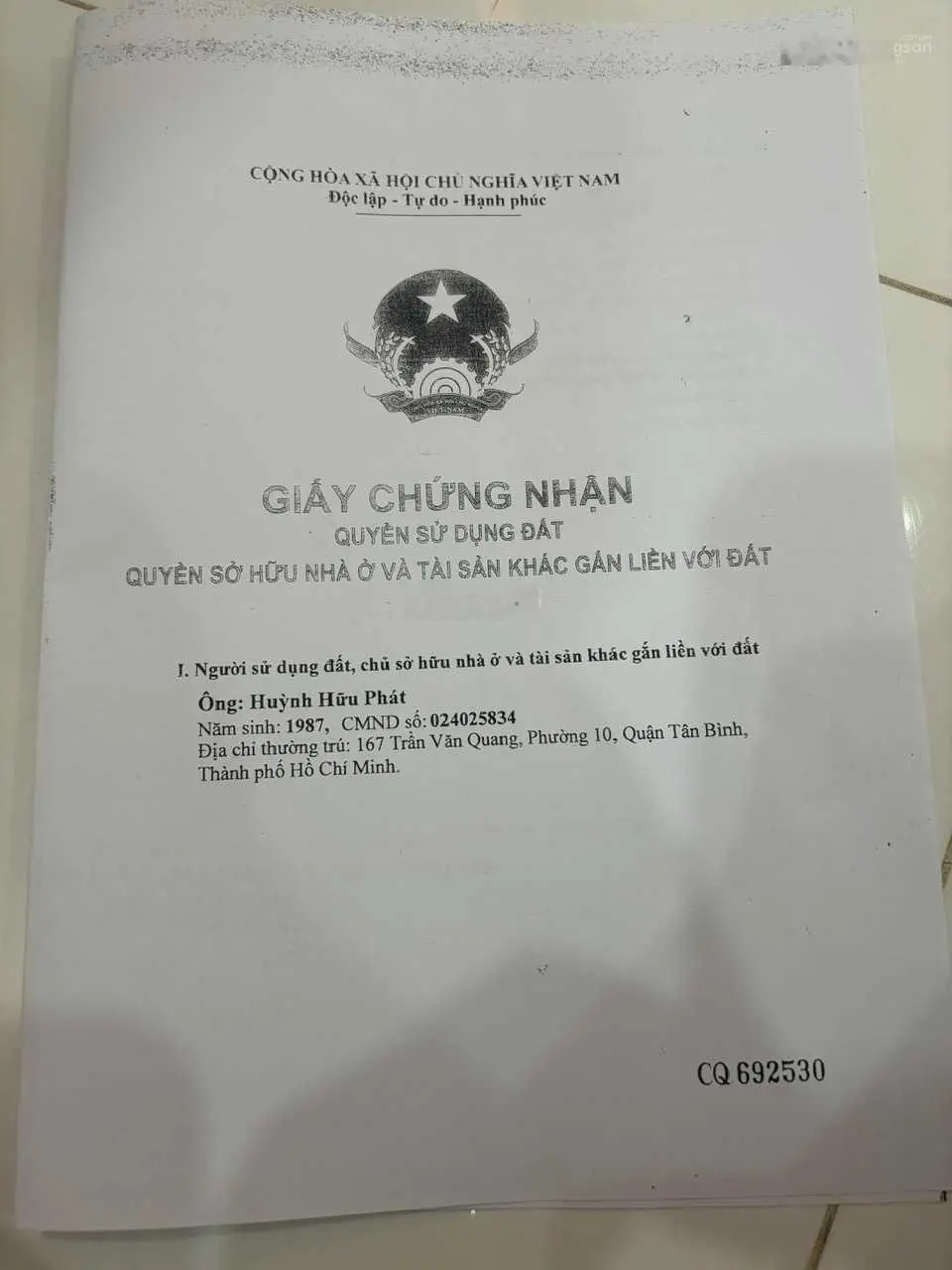 Rất gấp vì quá hạn ngân hàng đến ngày đáo hạn nên bán lỗ 2 lô đất ở Long An giá 860tr