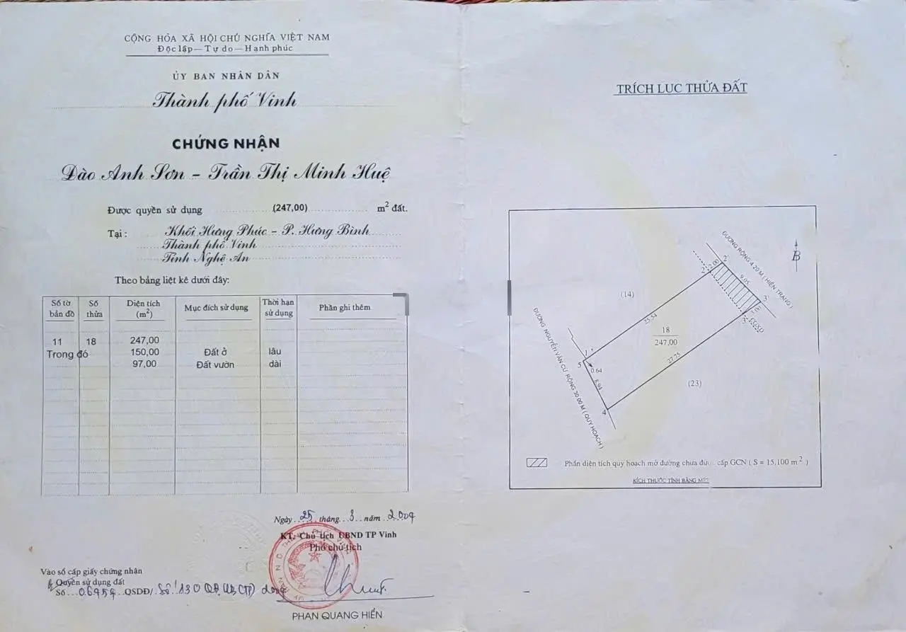 Bán nhà mặt phố giá chỉ 120 triệu/m² tại Vinh, Nghệ An