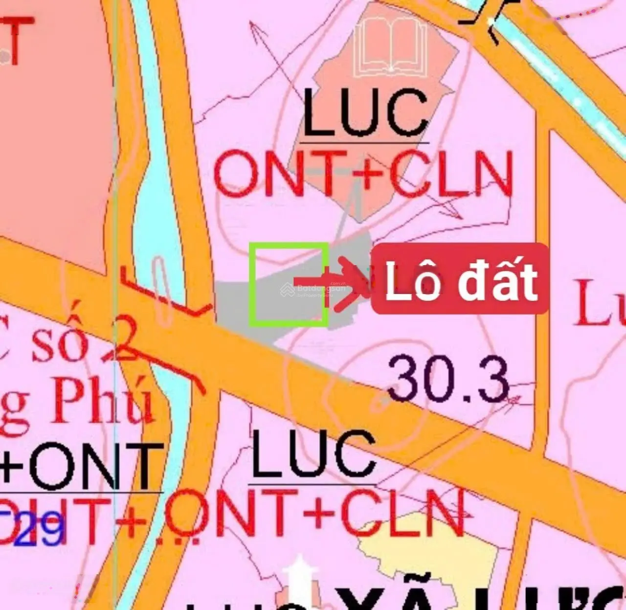 Chính chủ bán lô đất gần đường Vành Đai V tại xã Lương Phú huyện diện tích 852 m2 (200m2 ONT)