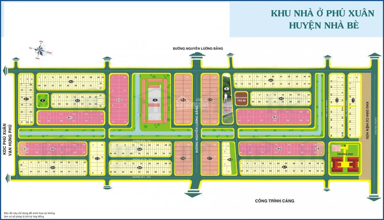 Bán đất nhà phố KDC Phú Xuân Vạn Phát Hưng dãy A7 DT 132m2, đường 12m, giá 46tr/m2, LH 0934179811