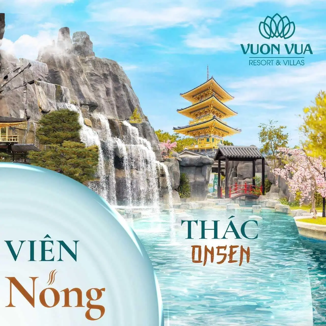 Từ 14,5tỷ cực hiếm, biệt thự Onsen siêu vip 5* Vườn Vua Kim Liên - HG 512m2 đã xây 100%, CK tới 2tỷ