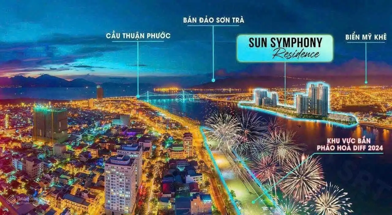 Bán căn Townhouse Sonata, thấp tầng Sun Symphony bám trục đường Trần Hưng Đạo. Căn siêu hiếm.