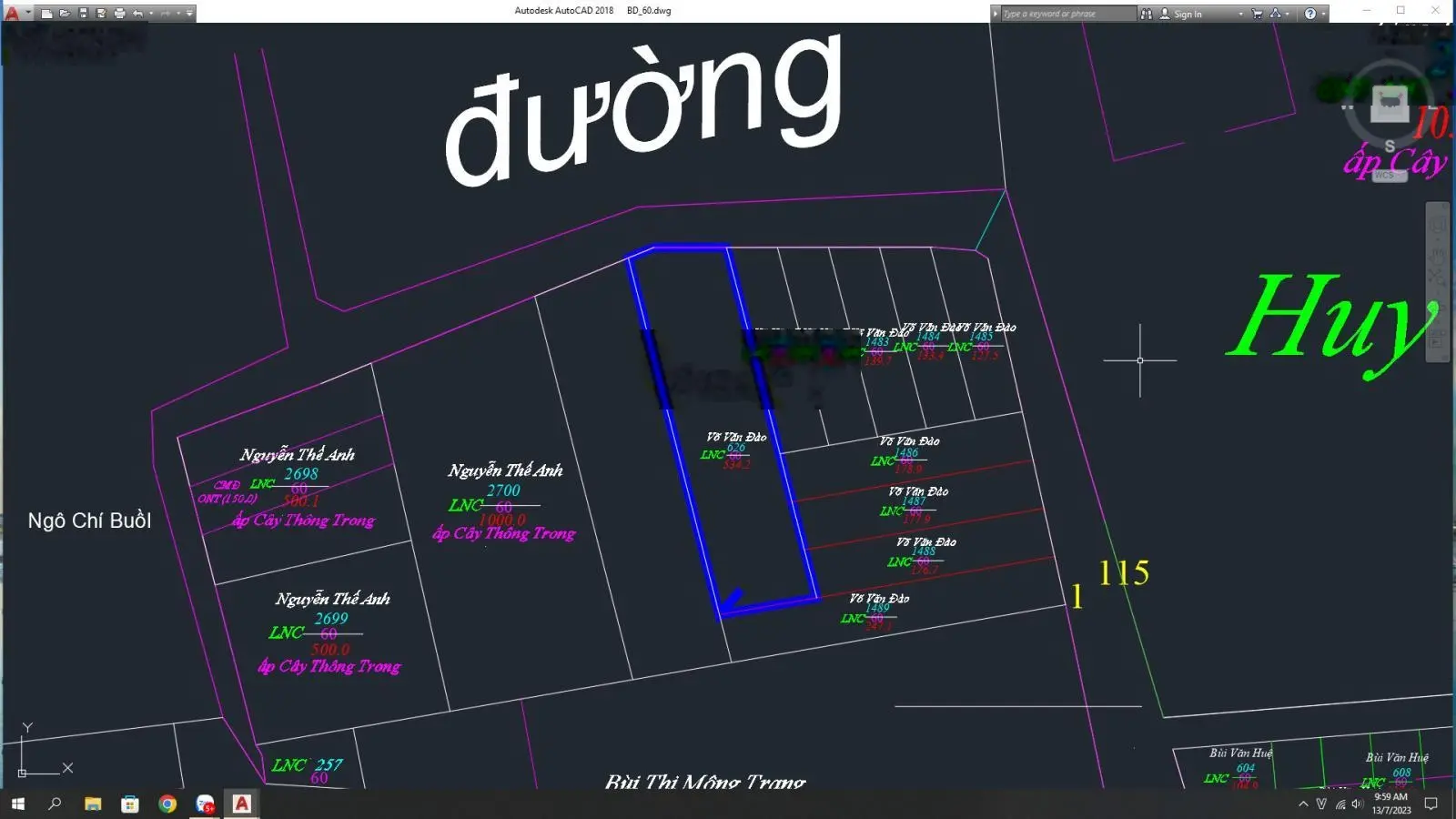 Bán lô đất ở 534m2, đường lộ xóm 7m trên sổ, cách trung tâm Dương Đông 2km, giá cực tốt giảm 50%