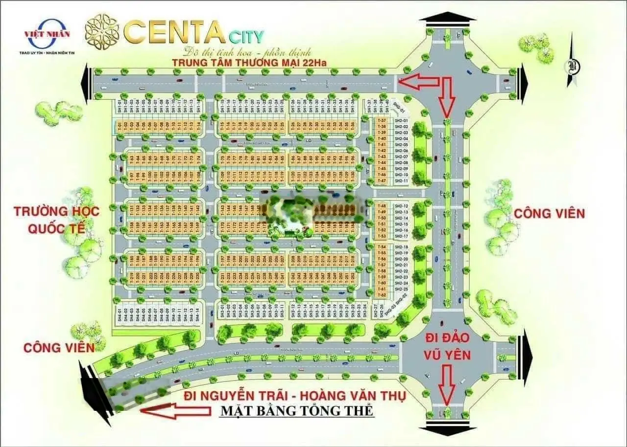 Chủ nhà cần tiền bán gấp căn liền Centa City 75m2 - hướng Nam - giá chỉ 3tỷ 5 - cửa ngõ Vin