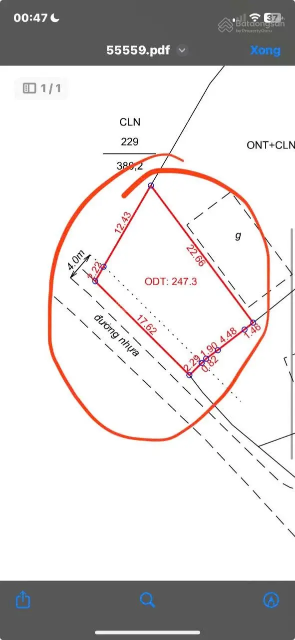 DT 247m2 full đất ở đô thị, khu Lục Đồi - TT Bo - Kim Bôi - Hòa Bình