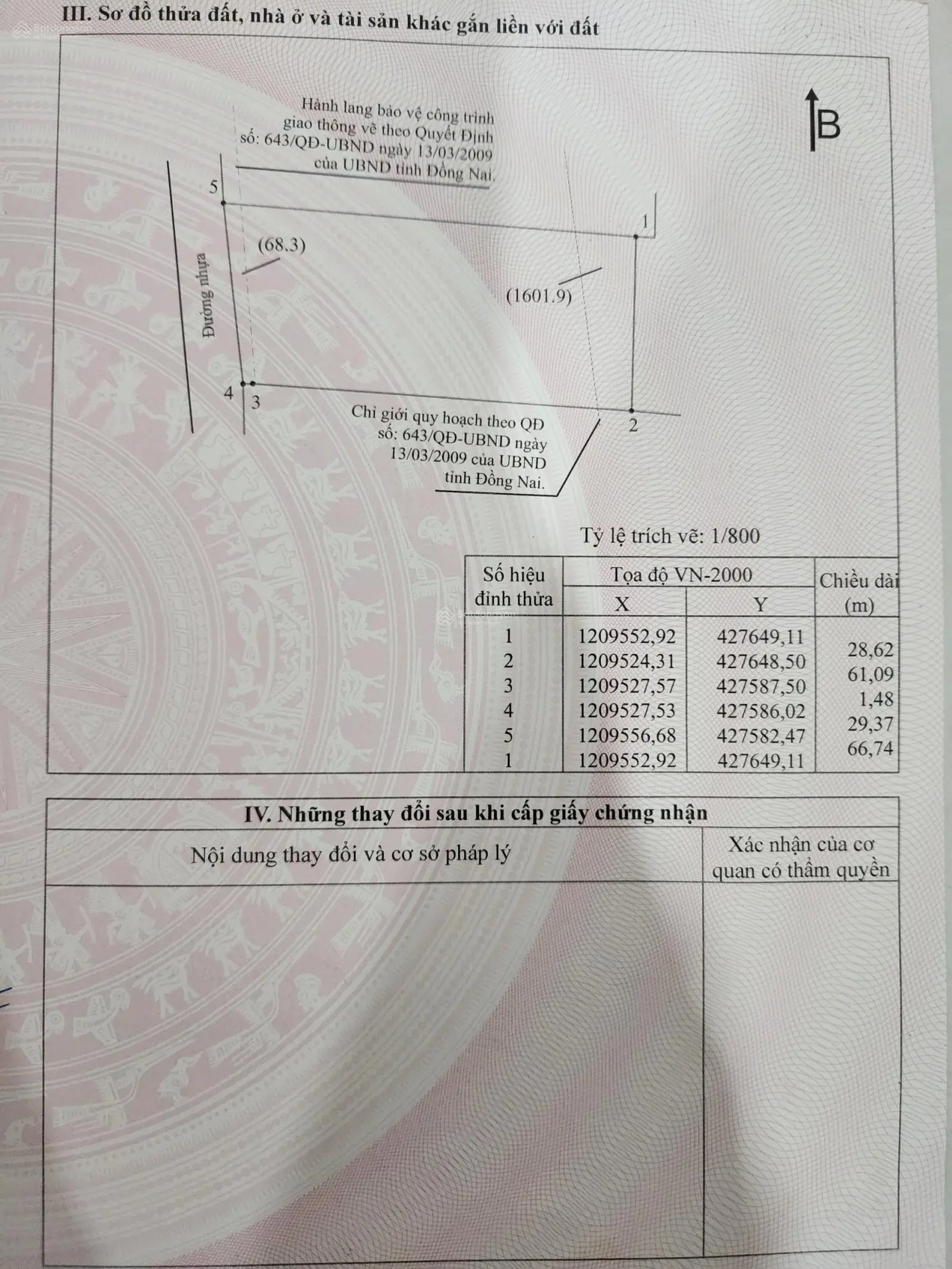 Bán đất đường hưng bình 1, giá tốt chỉ 7,33 triệu vnd, diện tích 1855,8m2