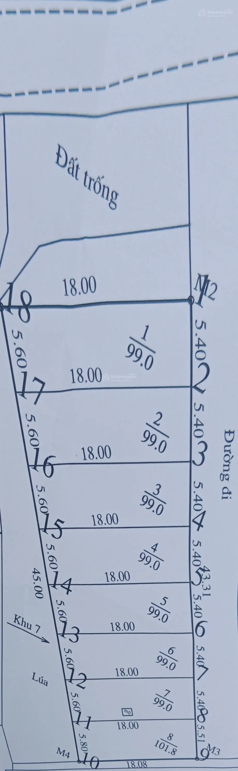 Gia đình cần bán đất đấu giá 99m2 cách đê sông đáy 30m, gần đường vành đai 5